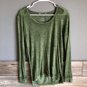 Green long sleeve shirt